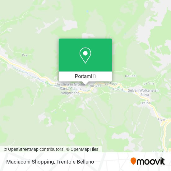 Mappa Maciaconi Shopping