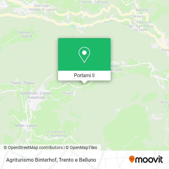 Mappa Agriturismo Binterhof