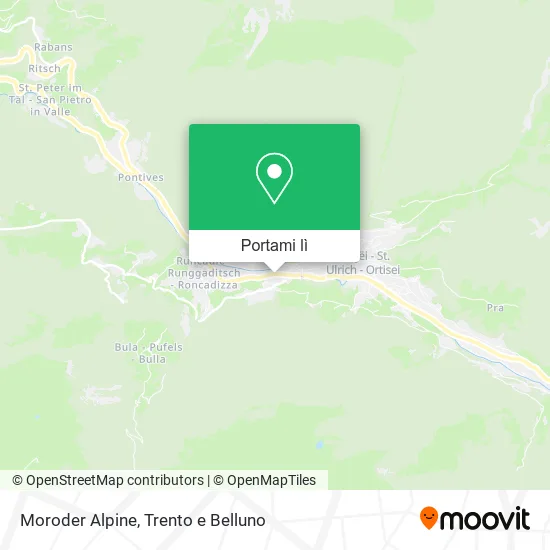 Mappa Moroder Alpine