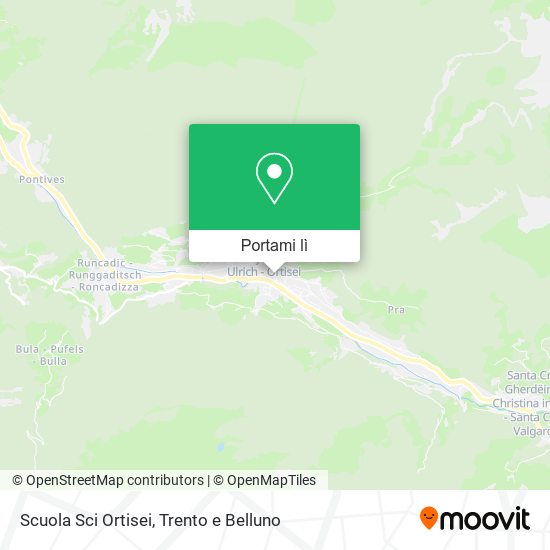 Mappa Scuola Sci Ortisei
