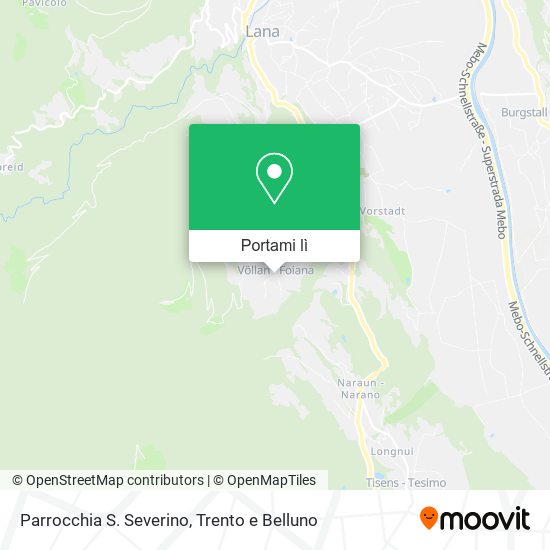 Mappa Parrocchia S. Severino