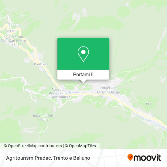 Mappa Agritourism Pradac