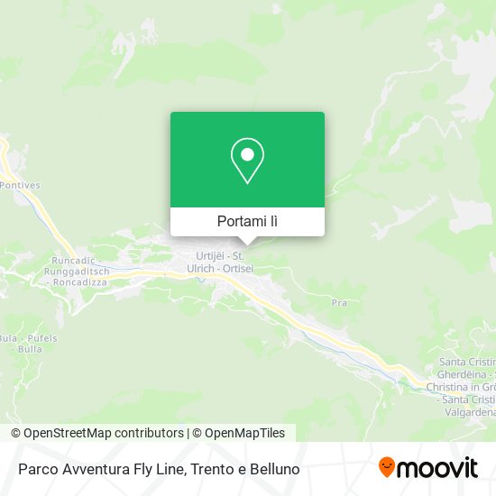 Mappa Parco Avventura Fly Line