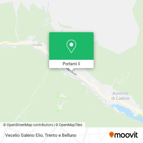 Mappa Vecelio Galeno Elio
