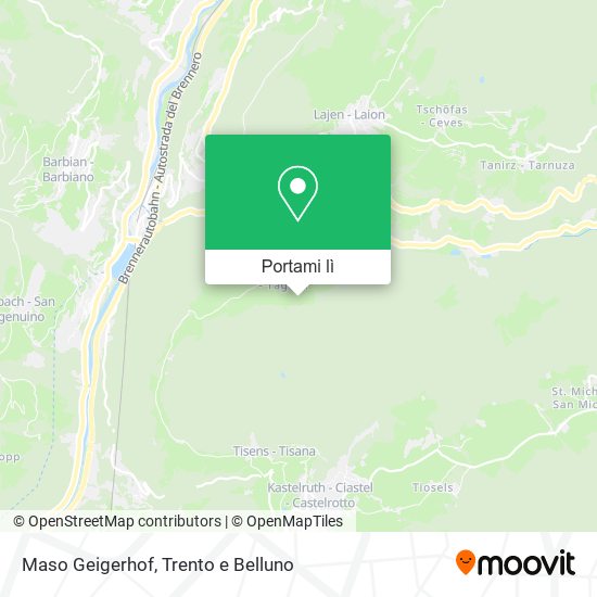 Mappa Maso Geigerhof