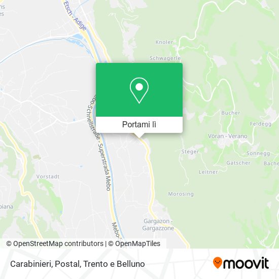 Mappa Carabinieri, Postal
