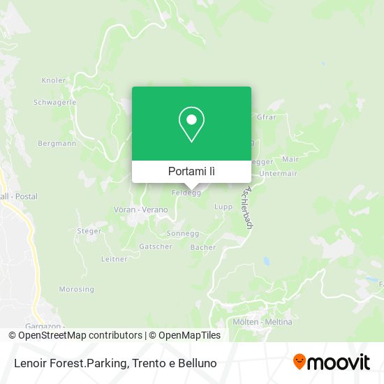 Mappa Lenoir Forest.Parking