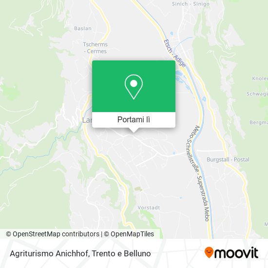 Mappa Agriturismo Anichhof