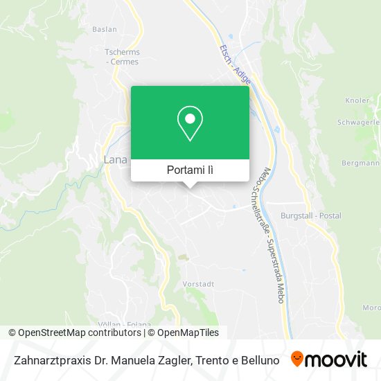 Mappa Zahnarztpraxis Dr. Manuela Zagler