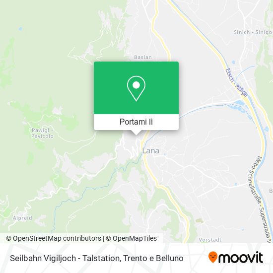 Mappa Seilbahn Vigiljoch - Talstation