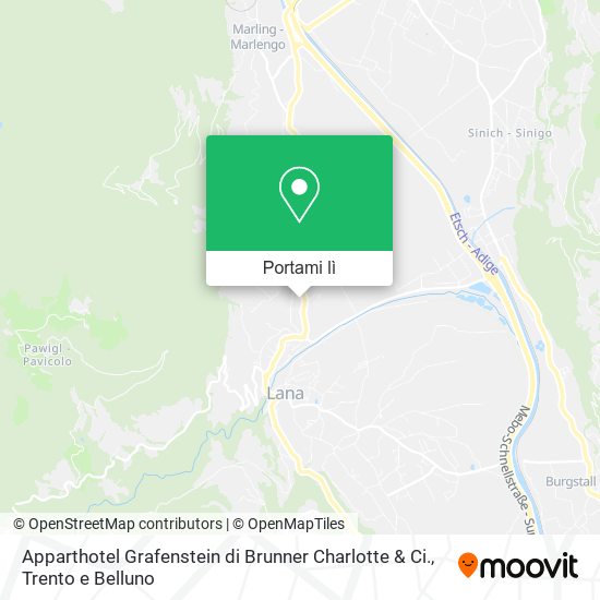 Mappa Apparthotel Grafenstein di Brunner Charlotte & Ci.