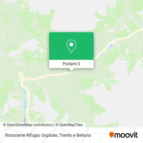 Mappa Ristorante Rifugio Ospitale