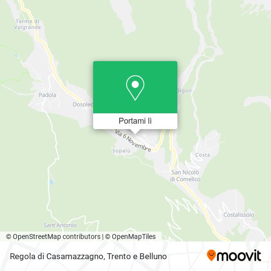 Mappa Regola di Casamazzagno