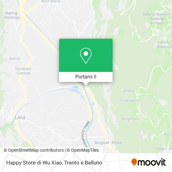 Mappa Happy Store di Wu Xiao