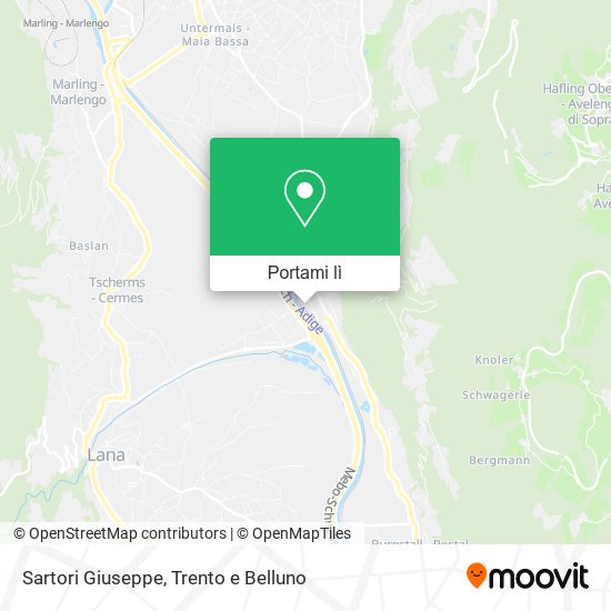 Mappa Sartori Giuseppe