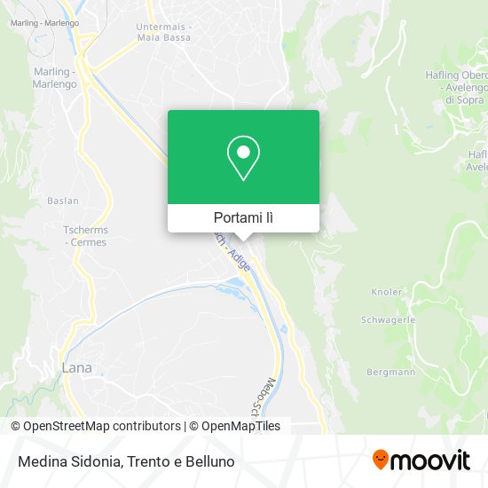 Mappa Medina Sidonia