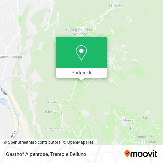 Mappa Gasthof Alpenrose