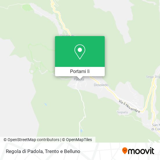 Mappa Regola di Padola