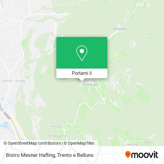 Mappa Bistro Mesner Hafling