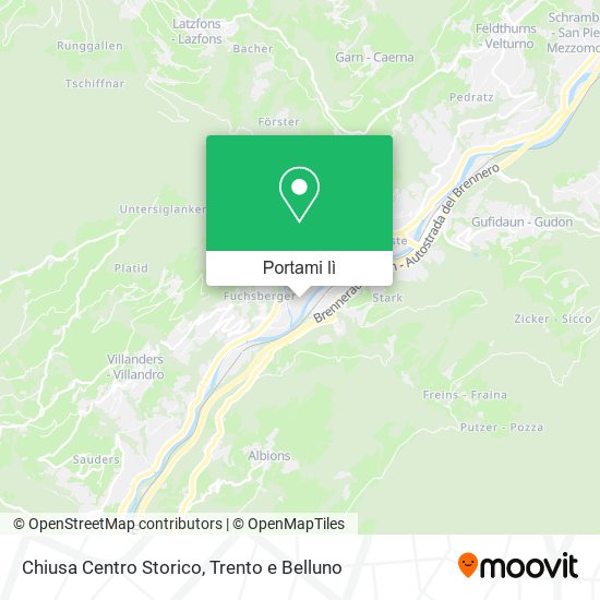 Mappa Chiusa Centro Storico