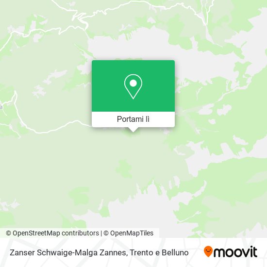 Mappa Zanser Schwaige-Malga Zannes