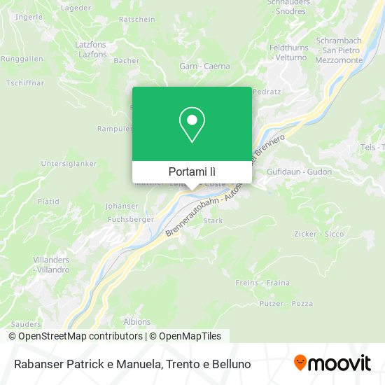 Mappa Rabanser Patrick e Manuela