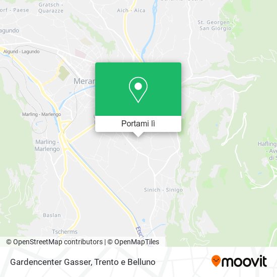 Mappa Gardencenter Gasser