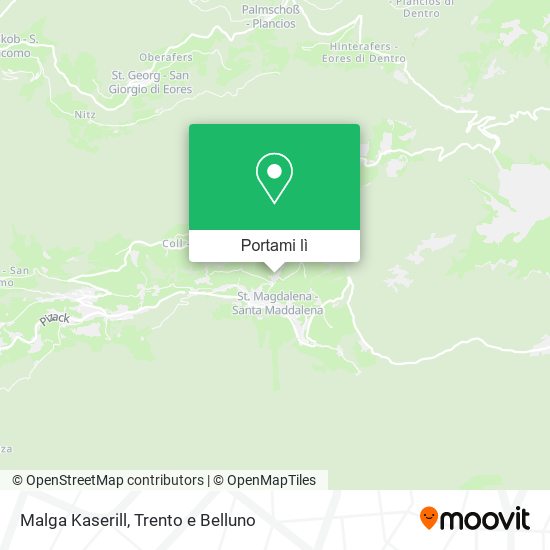 Mappa Malga Kaserill