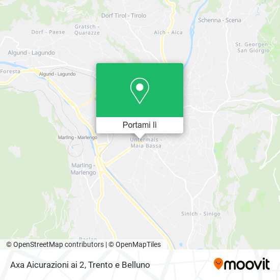 Mappa Axa Aicurazioni ai 2