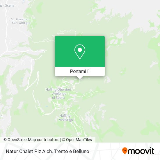 Mappa Natur Chalet Piz Aich
