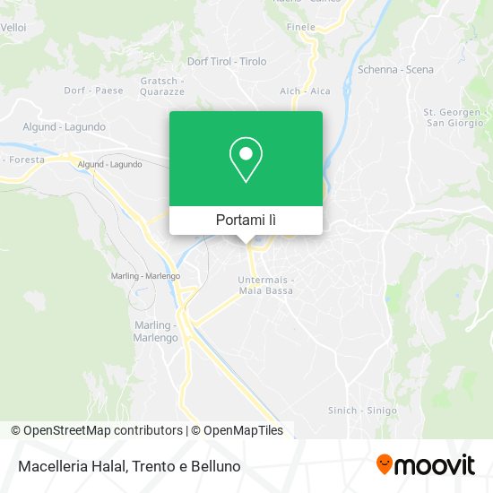 Mappa Macelleria Halal