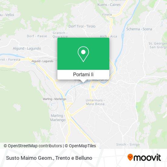 Mappa Susto Maimo Geom.