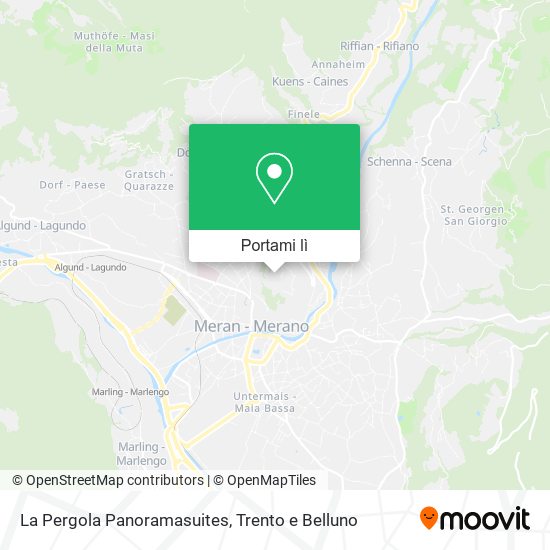 Mappa La Pergola Panoramasuites