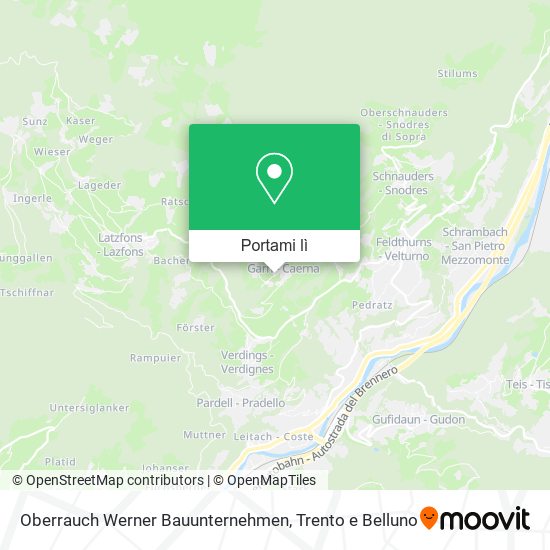 Mappa Oberrauch Werner Bauunternehmen