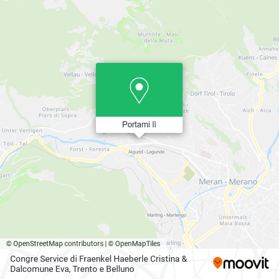 Mappa Congre Service di Fraenkel Haeberle Cristina & Dalcomune Eva
