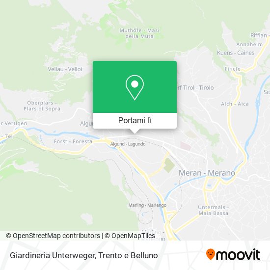 Mappa Giardineria Unterweger