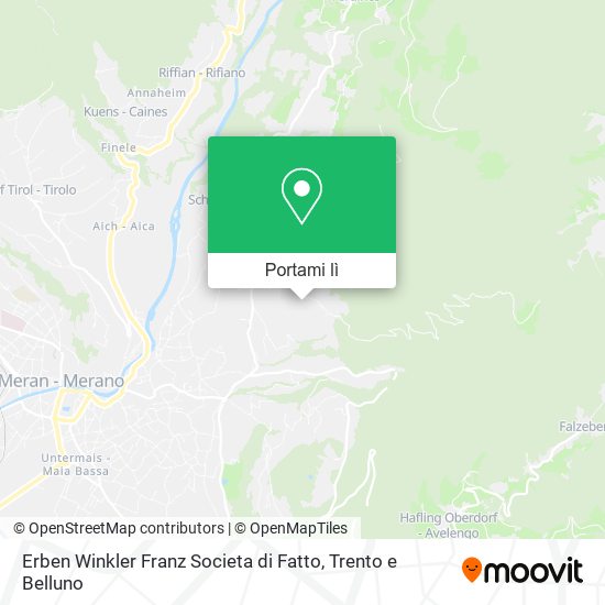 Mappa Erben Winkler Franz Societa di Fatto