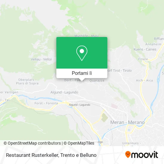 Mappa Restaurant Rusterkeller