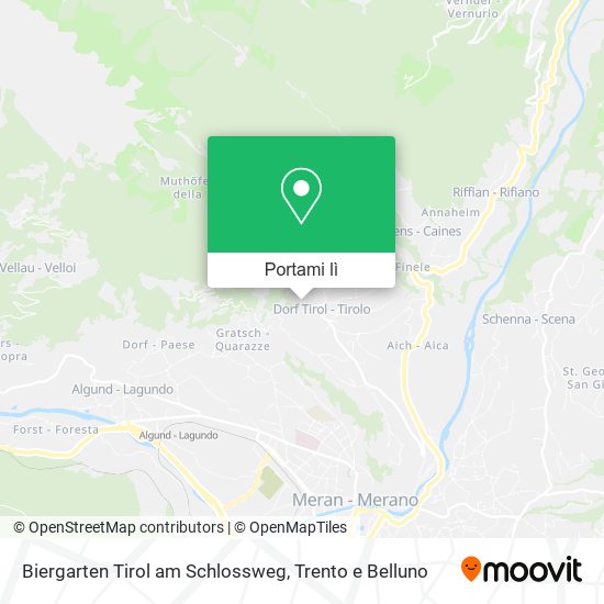 Mappa Biergarten Tirol am Schlossweg