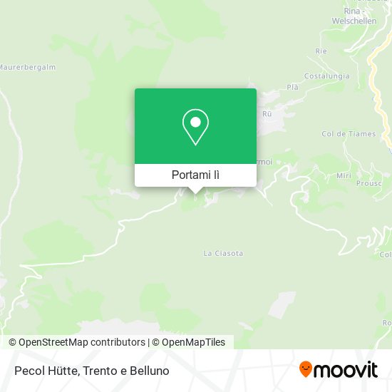 Mappa Pecol Hütte