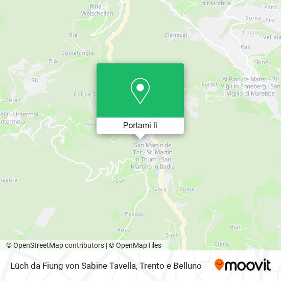 Mappa Lüch da Fiung von Sabine Tavella