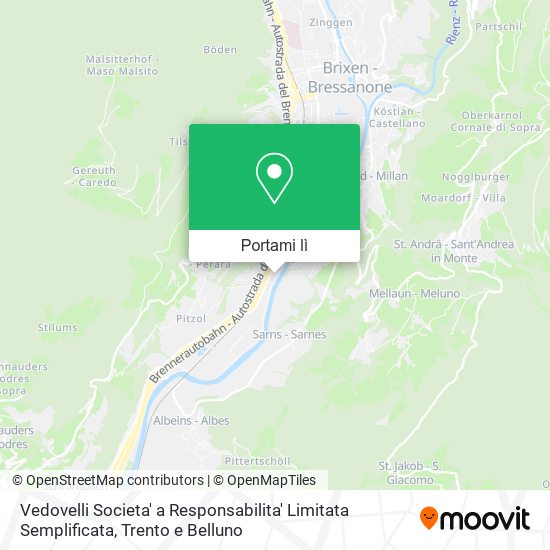Mappa Vedovelli Societa' a Responsabilita' Limitata Semplificata