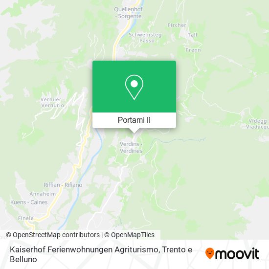 Mappa Kaiserhof Ferienwohnungen Agriturismo