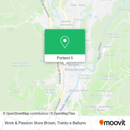 Mappa Work & Passion Store Brixen