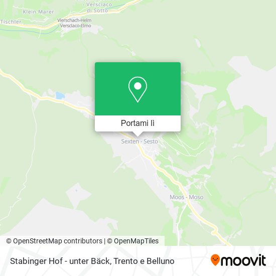 Mappa Stabinger Hof - unter Bäck