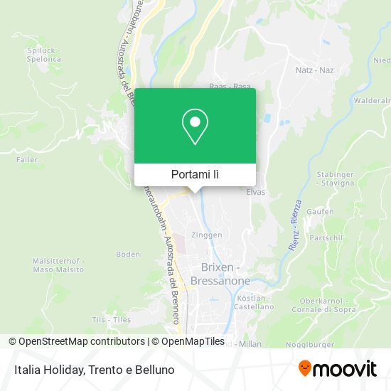 Mappa Italia Holiday