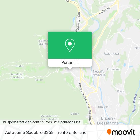 Mappa Autocamp Sadobre 3358