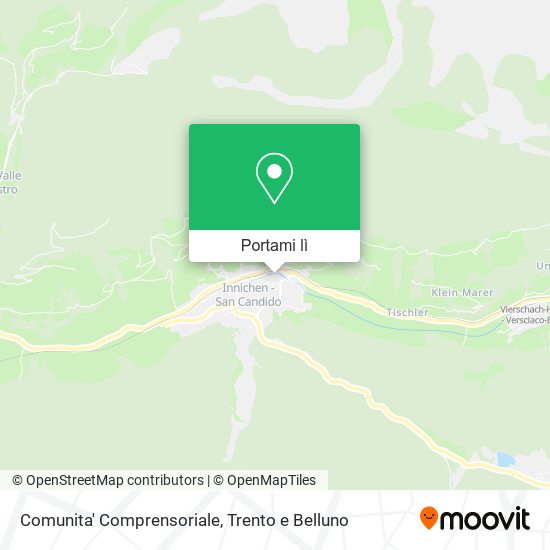 Mappa Comunita' Comprensoriale