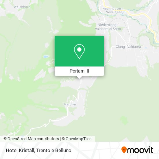 Mappa Hotel Kristall