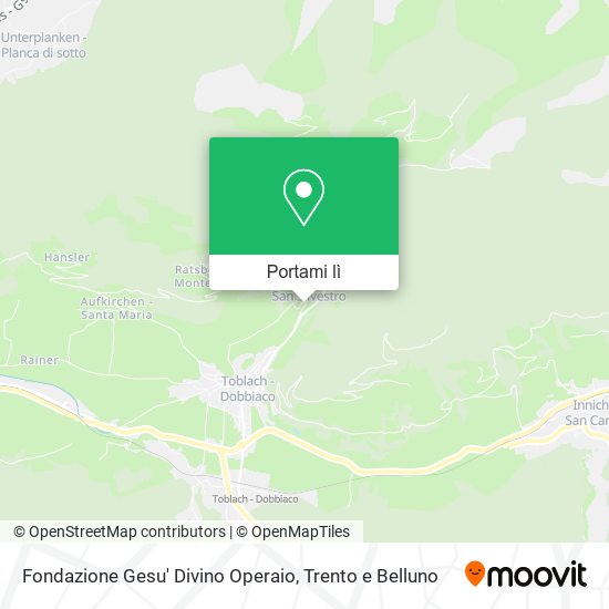 Mappa Fondazione Gesu' Divino Operaio